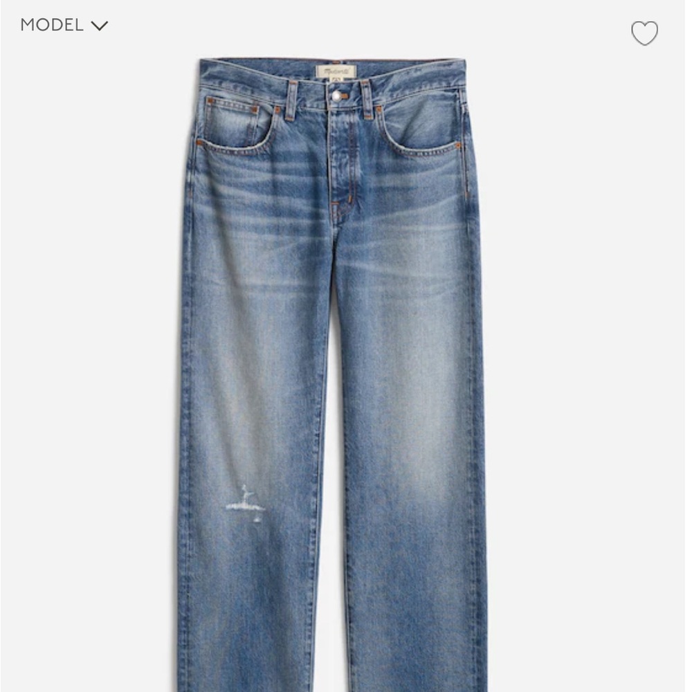 Madewell Easy Dean Straight Jeans - Picture 7 of 10